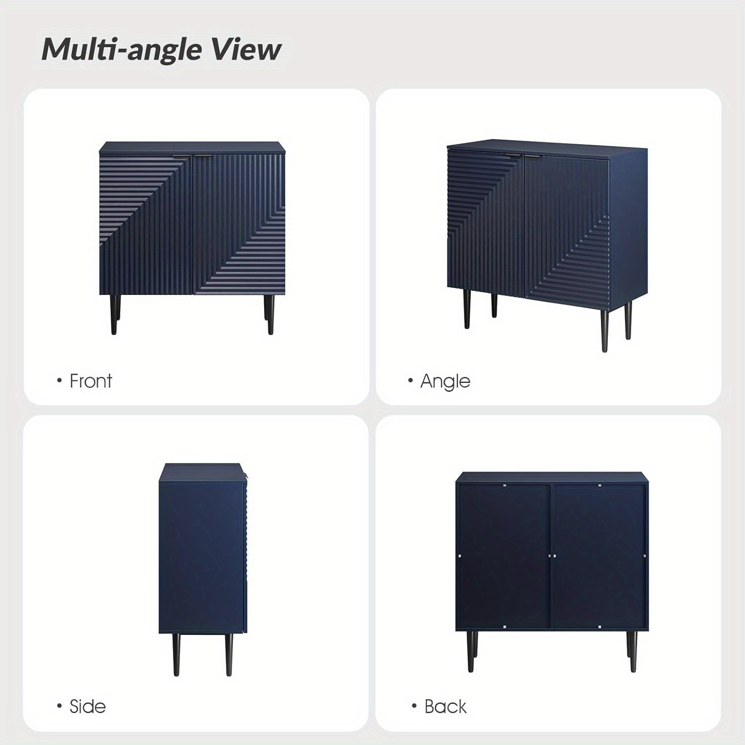 Sideboard Buffet Cabinet with Storage, Coffee Bar Cabinet, Adjustable Shelves, 35 Inches