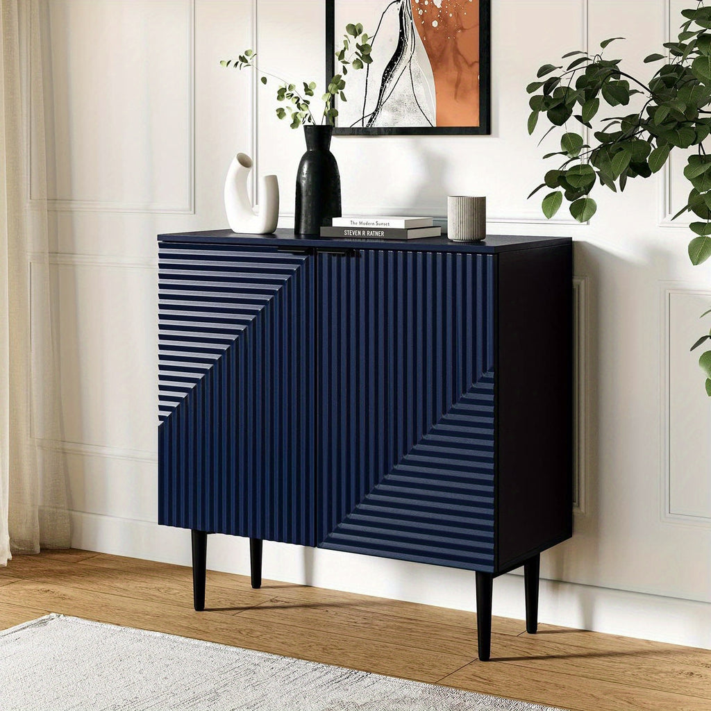 Sideboard Buffet Cabinet with Storage, Coffee Bar Cabinet, Adjustable Shelves, 35 Inches