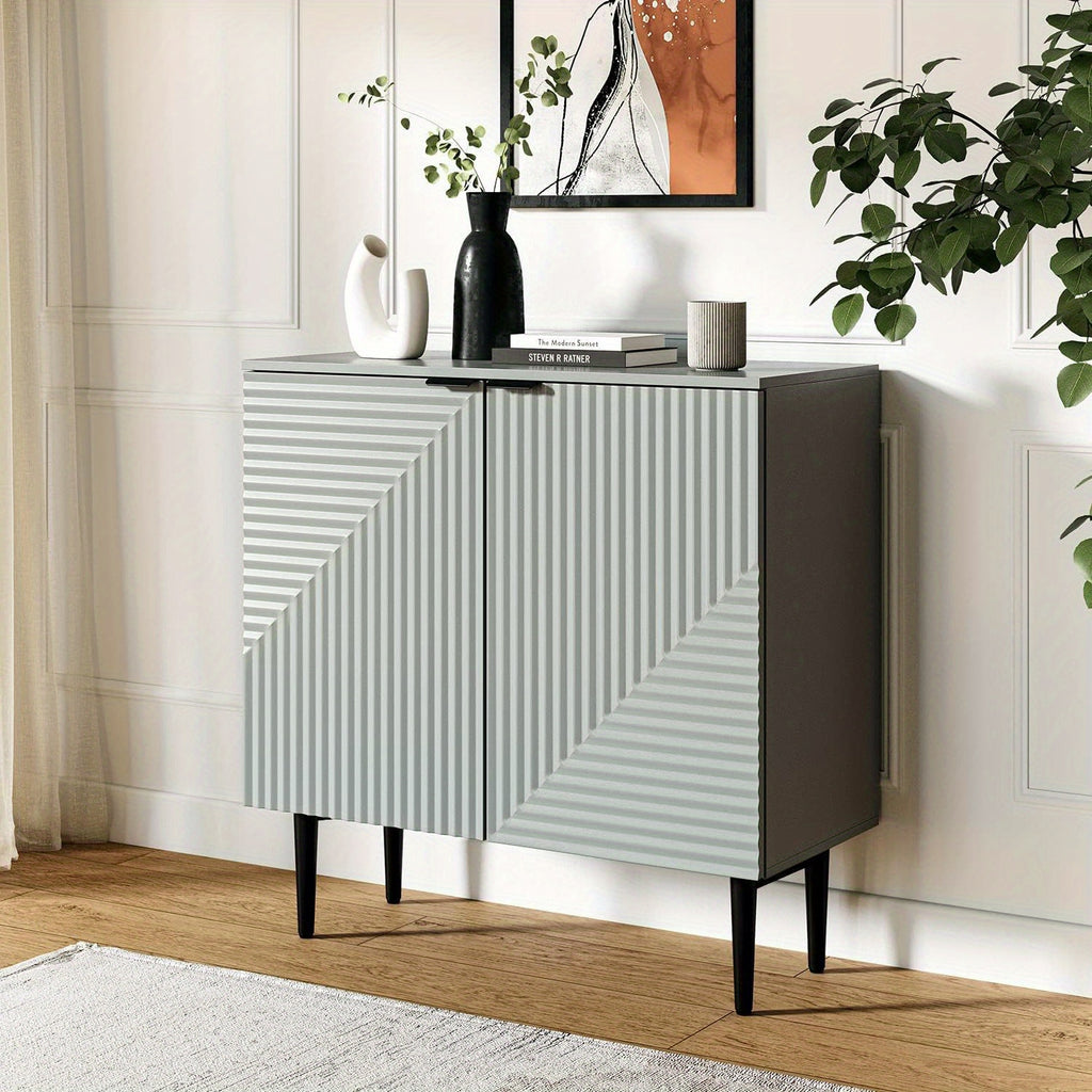 Sideboard Buffet Cabinet with Storage, Coffee Bar Cabinet, Adjustable Shelves, 35 Inches