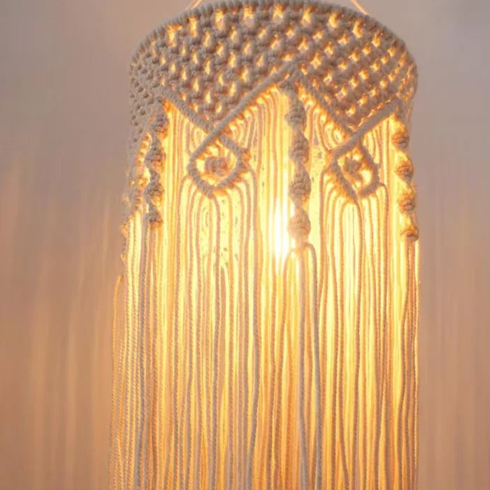 Home Decor Boho Bohemian Rame Lamp Shade Hanging