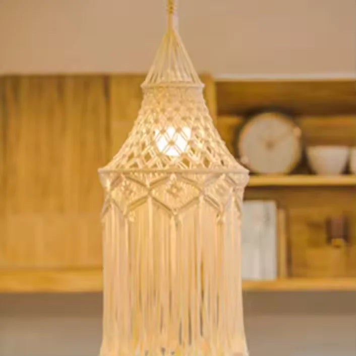 Home Decor Boho Bohemian Rame Lamp Shade Hanging