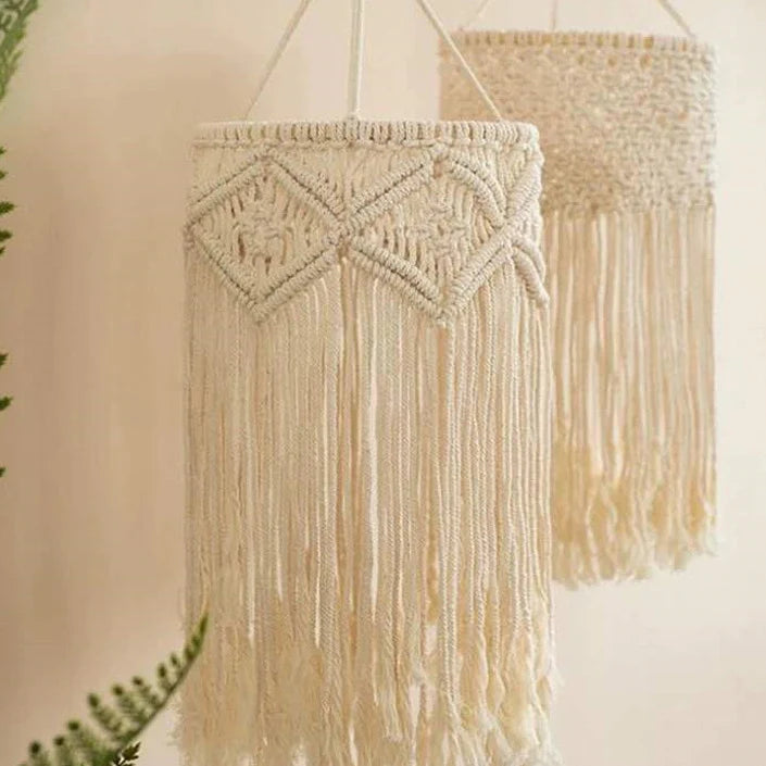 Home Decor Boho Bohemian Rame Lamp Shade Hanging
