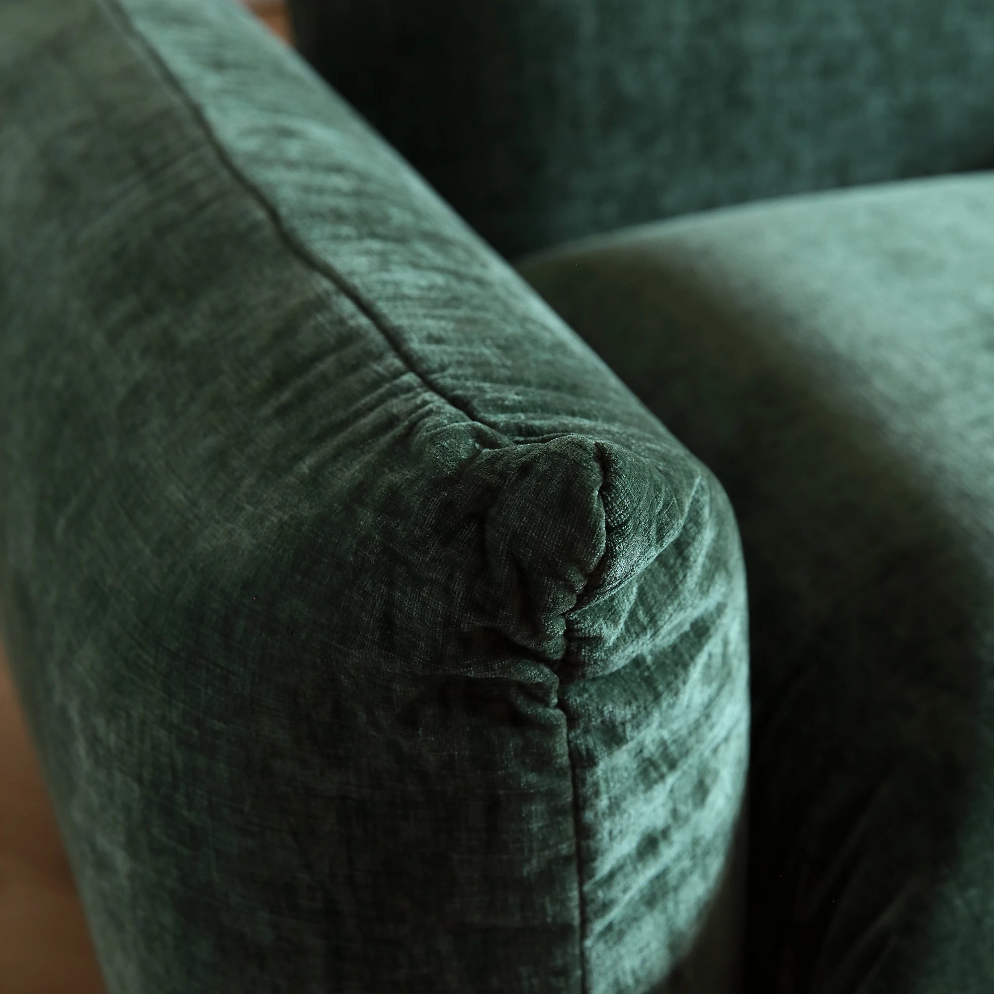 Comfy Chenille Single Accent Chair Deep Seat Couches Mid-Century Sofa 50" Plush Sofas Furniture for Small Spaces Living Room