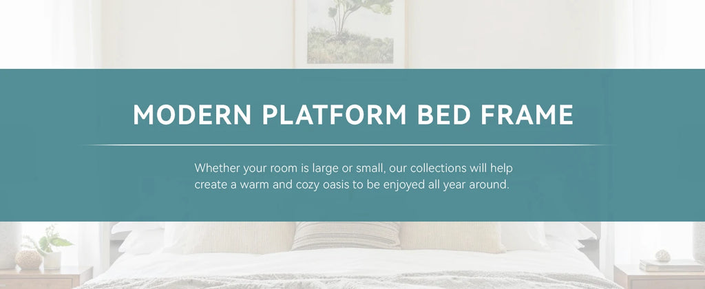 HOOMIC Full/Queen/King Upholstered Bed Frame with Adjustable Linen Headboard, Sturdy Wood Slats & Quiet Support