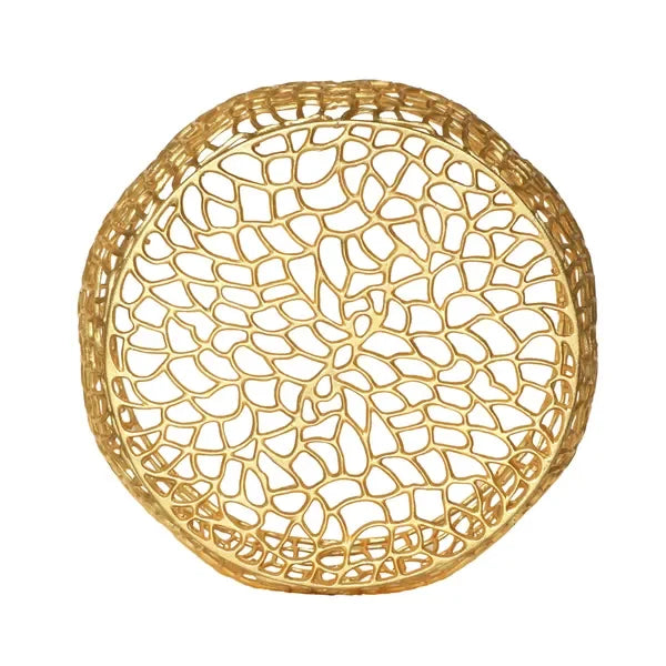 Gold, Eclectic Accent Corner Coffee Table for Living Room